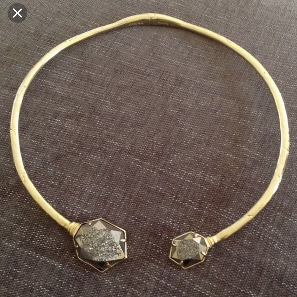 Kendra Scott Coursen In Platinum Drusy